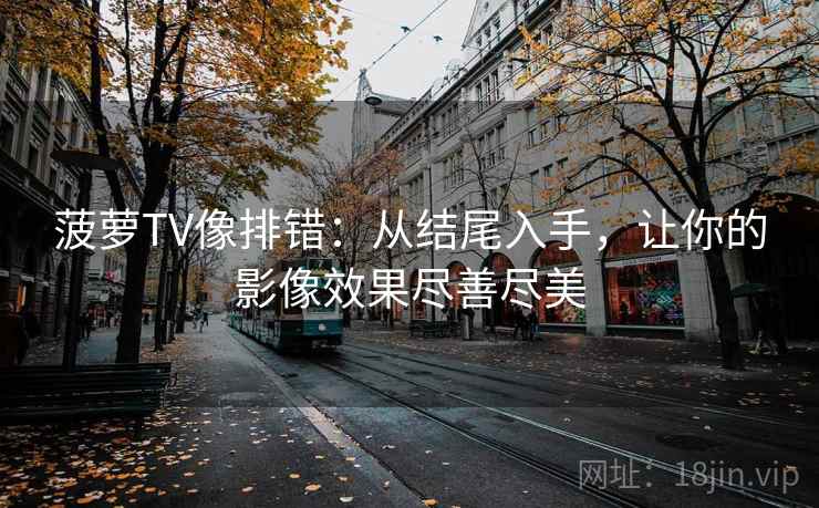 菠萝TV像排错：从结尾入手，让你的影像效果尽善尽美